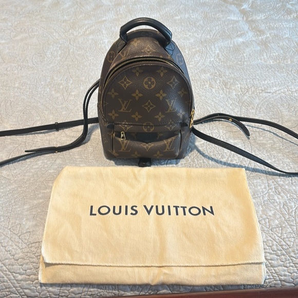 Authentic Louis Vuitton Palm Springs Mini Backpack Purse - Picture 1 of 14